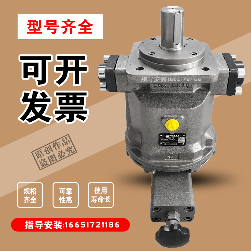 柱塞泵HY-S轴向柱塞泵液压站油泵HY10S-RP恒源高压柱塞泵南通津达