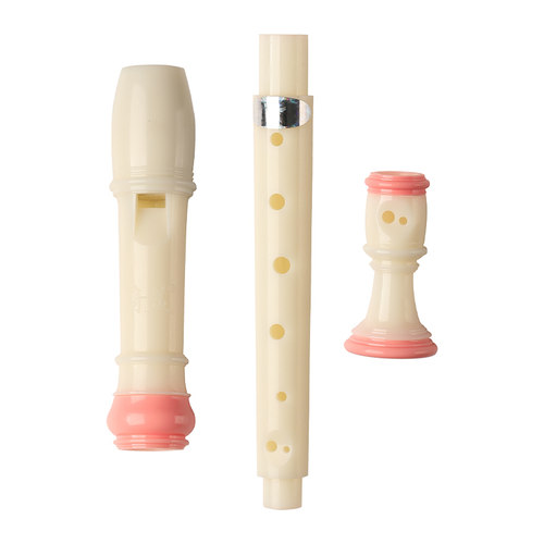 奇美竖笛8孔6孔亲情树粉色八孔六高音德式G调C儿童小学生用初学者