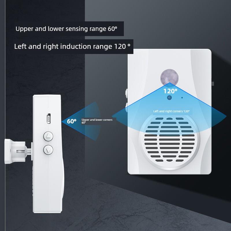 施工现场语音提示，楼梯注意安全提醒，红外传感器报警主机定制语