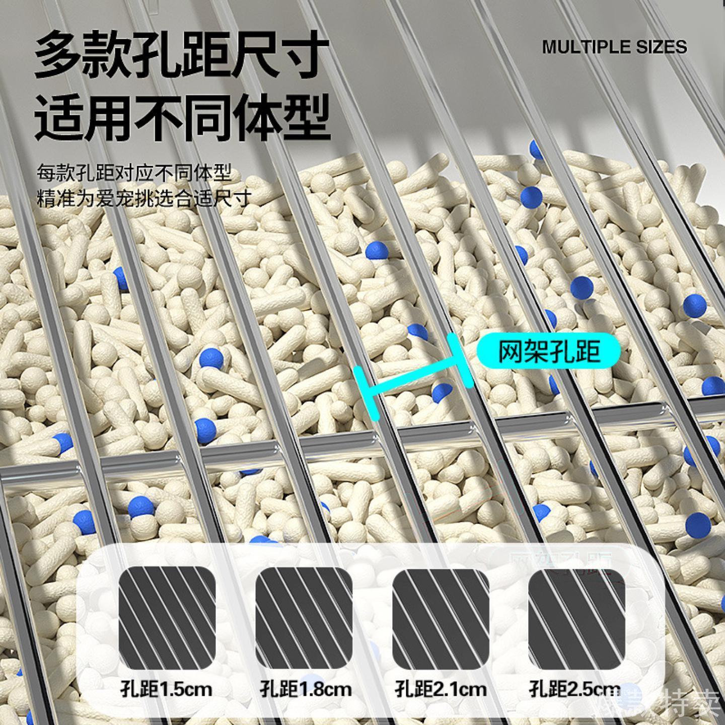 宠物用品超大号围栏狗砂盆防溅除臭狗厕所不锈钢网防踩屎厕所可冲