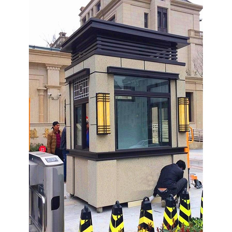 钢结构岗亭可移动保安亭户外小区门卫停车场值班室厂家直销收费亭