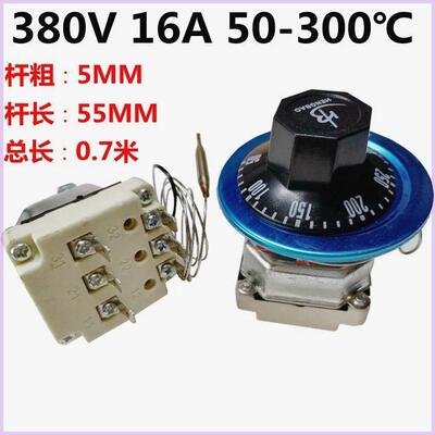 30-110度旋 钮温控器 380V 0-300度温度5控制器三相电温控开关