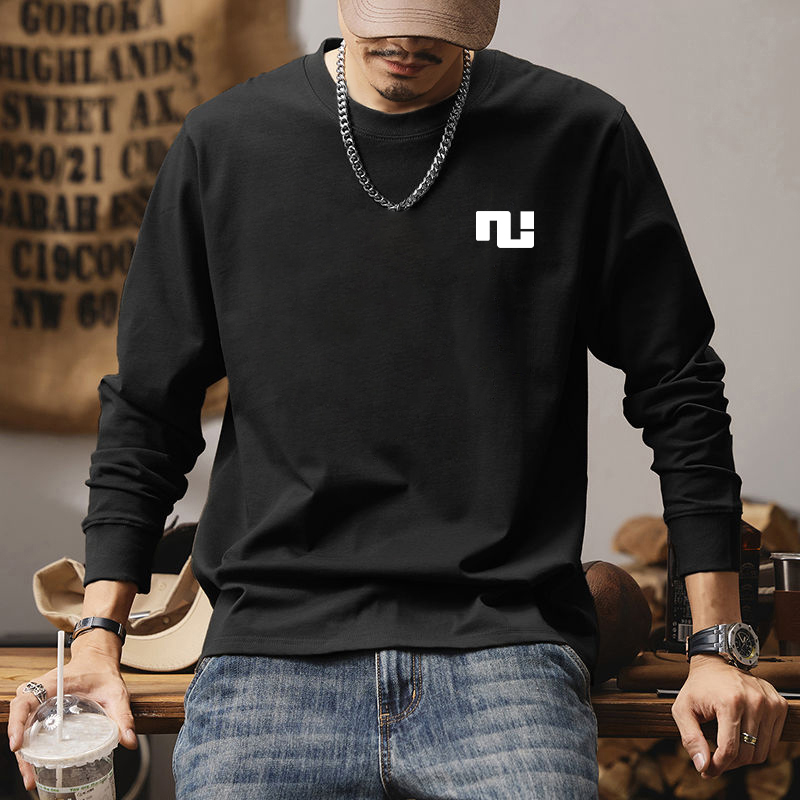 简木迹260克重磅圆领卫衣T恤