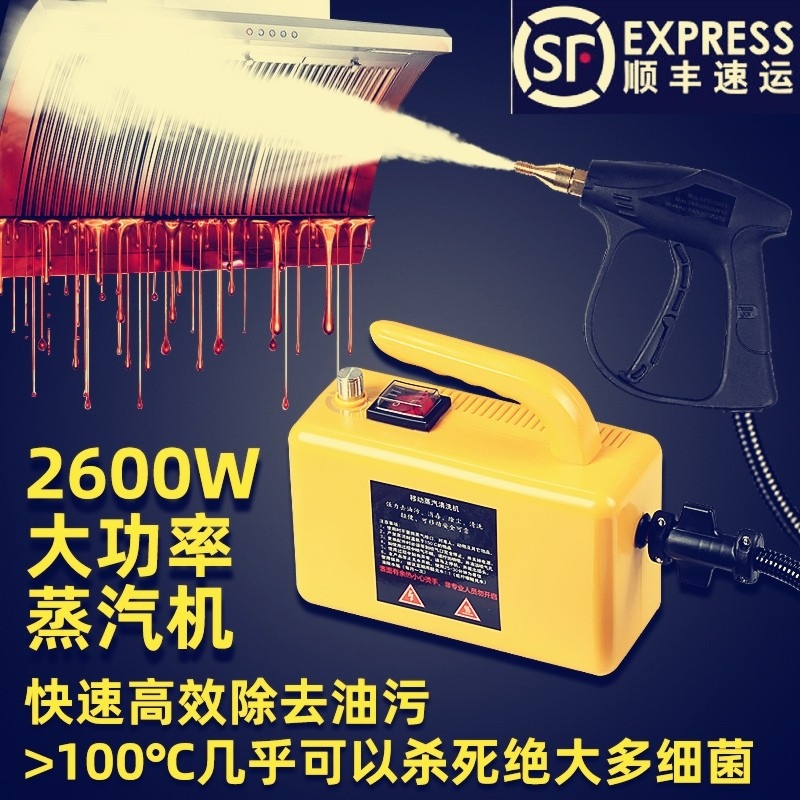 110V高压蒸汽清洁机家用清洗厨房空调抽油烟机家电油污工业除甲醛