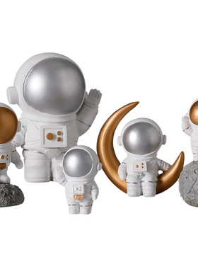 创意宇航员太空人模型摆件家居客厅房间酒柜装饰品北欧小摆设礼物