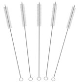 10支送盒吸管刷儿童宝宝奶瓶清洁刷子细长小刷子水杯刷加粗加长