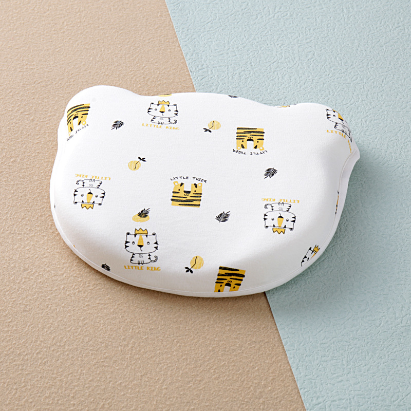 四季通用宝宝定型枕 防偏头记忆棉婴儿枕头 纯棉枕套慢回弹定型枕