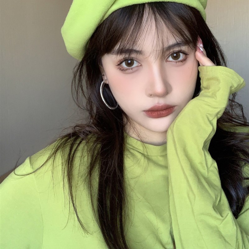 空气刘海真发假发女网红漫画假刘海超薄自然隐形无痕齐留海假发片