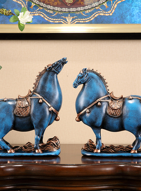 马摆件大号招财唐马客厅工艺品办公室桌酒柜摆设公司开业乔迁礼品