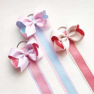 整理带 大 Party bow英國手工可愛蝴蝶结兒童髮夾髮飾收納吊帶