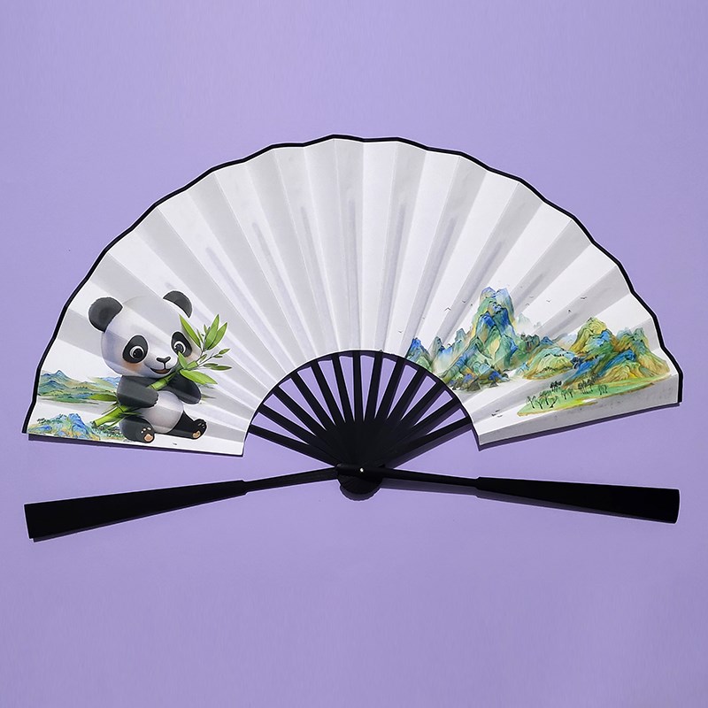 10寸扇子创意空白宣纸古风扇中国风折叠随身礼品扇男创作折扇定制
