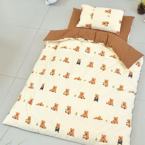 婴儿被套纯棉A类针织柔软儿童床品新生儿宝宝被罩床单幼儿园定制