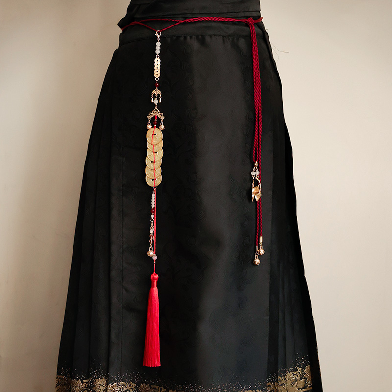 古风新中式汉服腰缠万贯禁步腰链