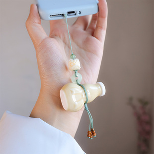 手工编织速效救心丸风油精挂件古风流苏压襟手机链包吊坠挂饰配饰