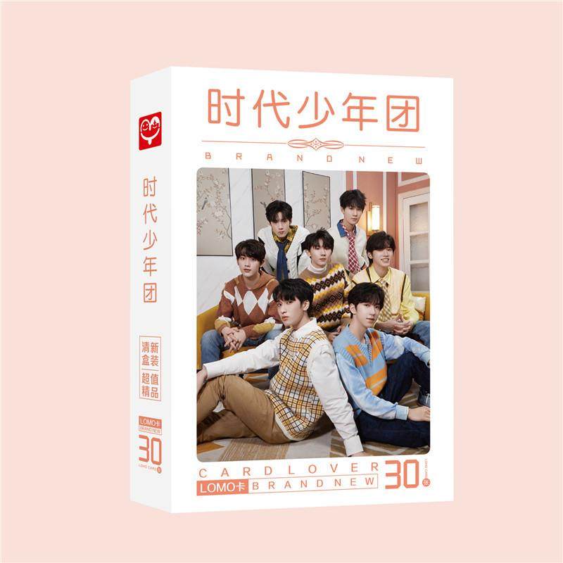 时代少年团盒装LOMO卡留言卡明星周边明信片LOMO创意小卡