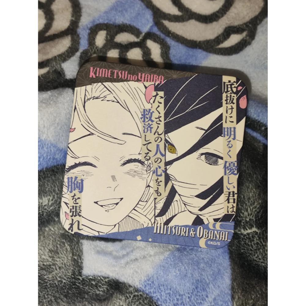 520毕业季送女友礼物鬼灭之刃蛇恋甘露寺蜜璃伊黑小芭内方形徽章