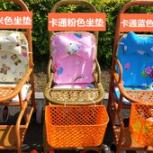 通用 婴儿推车纯棉两用坐垫宝宝手推藤椅配件幼儿餐椅凉席四季 包邮