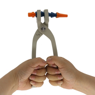 竹节冷却管组装卸钳万向喷油水曲管活动软管安装工具快拆装配钳子