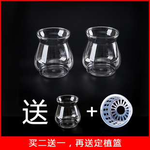 小号高透明塑料花瓶残次品花盆水培植物容器口径90仿玻璃瓶不伤手