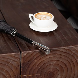 cool1雨伞男士 自动长柄英伦高档商务绅士抗风伞免费定制logo刻字