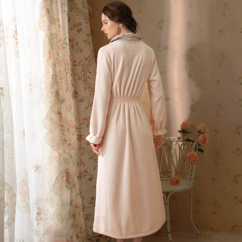 冬季女士法兰绒睡袍女加绒珊瑚绒睡裙性感女款浴袍公主风睡衣长袍,女士内衣/男士内衣/家居服,睡袍/浴袍,淘宝优惠券,粉丝福利购,淘宝优惠卷