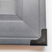 纱窗护角6226金刚网55通用片纱角码 铝合金推拉沙窗防护50包角 老式