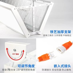 led防眩目羽毛球馆专用灯无频闪直播房灯篮球排球网球乒乓无影灯