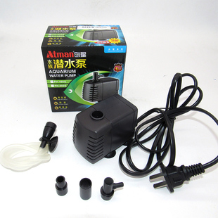 500s 鱼缸抽水泵 换水泵8W 创星AT 730L 多功能潜水泵PH500s