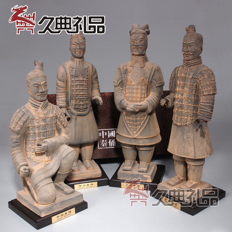 西安兵马俑工艺品秦兵马俑摆件中国风装饰品送老外出国纪念礼品