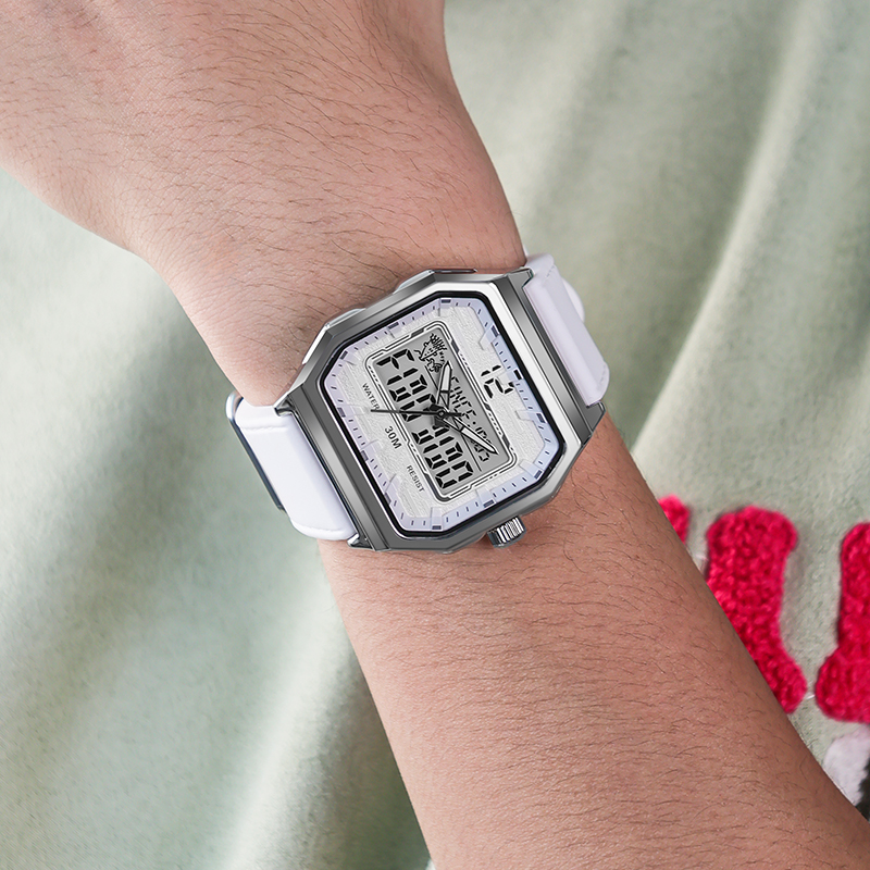 Fido Dido七喜小子手表男女同款复古小方表高级小众防水石英表