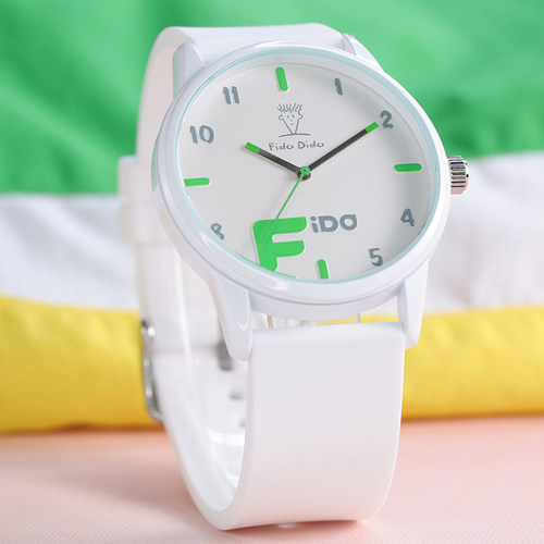 fidodido七喜小子手表简约气质百搭男女同款潮流时尚学生石英表