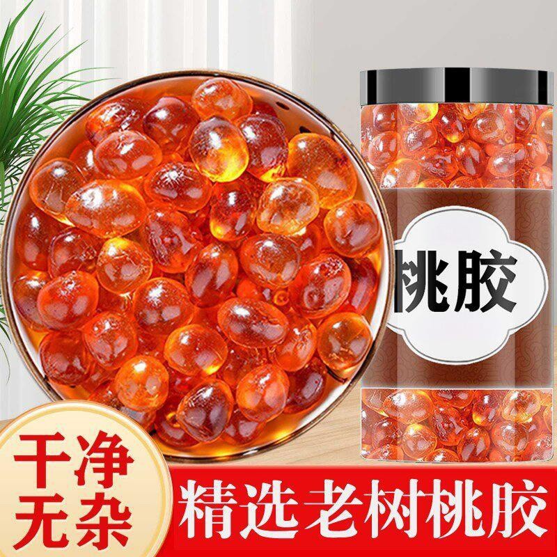 桃胶正品旗舰店天然无杂质野生免煮桃胶即食商用搭银耳雪燕羹炖奶图片