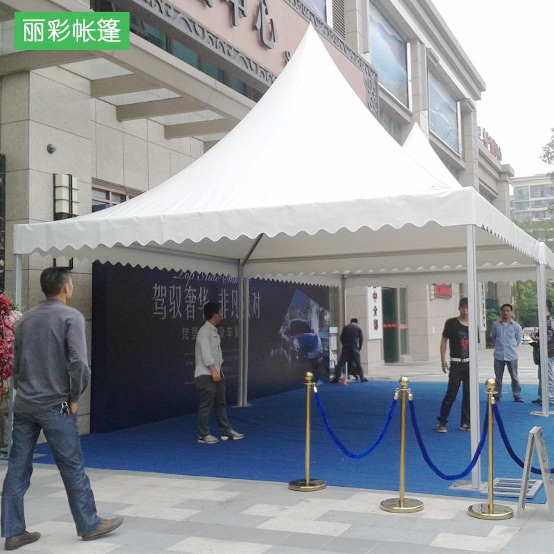 佛山厂家供应户外尖顶篷折叠组装欧式帐篷婚庆锥顶蓬房