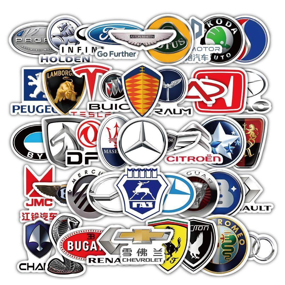 汽车车标贴纸装饰diy墙面高级潮流冰箱笔记本桌面手机diy防水贴