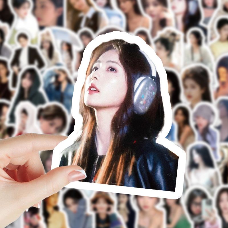 204张白鹿贴纸ins高颜值白梦妍