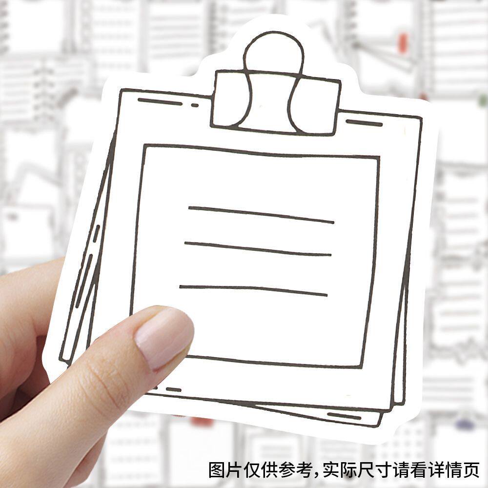 书写新款文本框手账贴纸贴画对话框幼儿园标签成长手册相册装饰