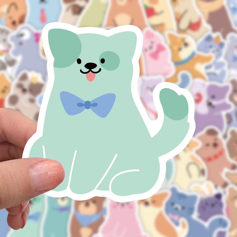 小动物贴纸卡通贴纸防水