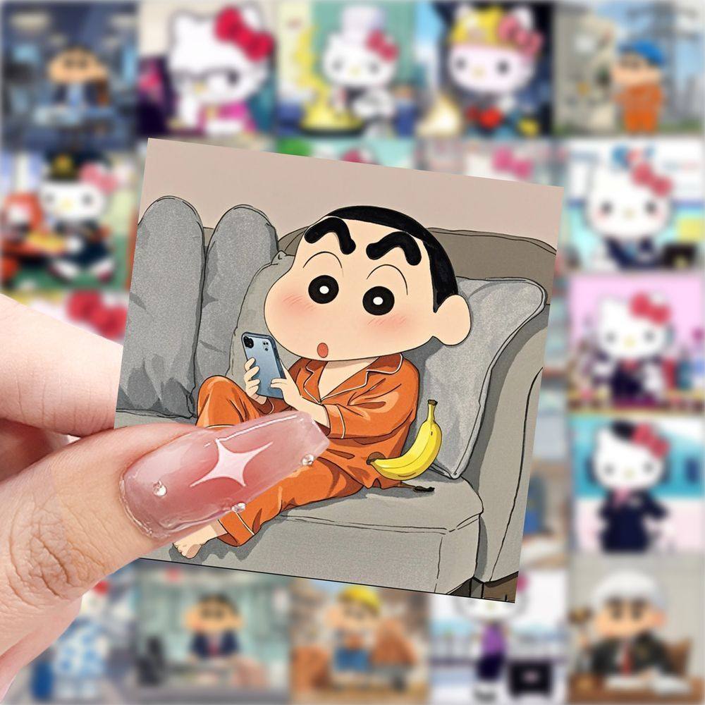 177张卡通动漫之职业人物头像贴纸创意防水装饰ins手账手机贴纸画