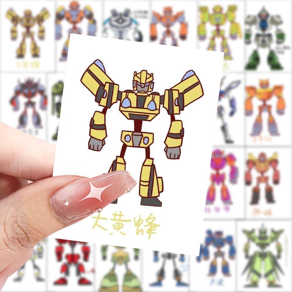 189张火柴人变形金刚贴纸创意卡通手机装饰手机桌面diy手账贴纸
