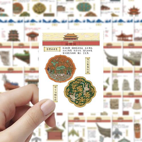 LSBC-1508古代建筑小知识贴纸