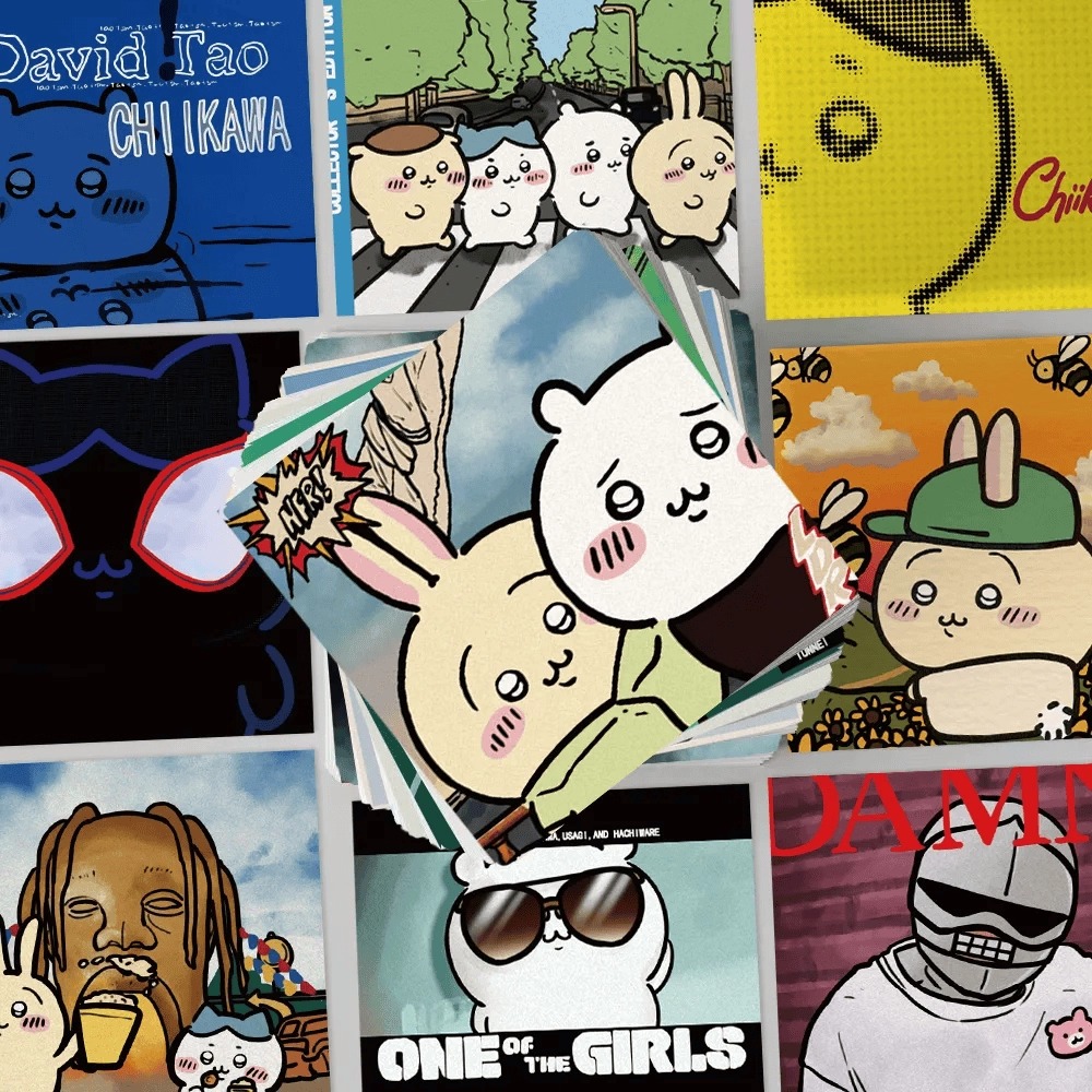 chiikawa专辑封面贴纸