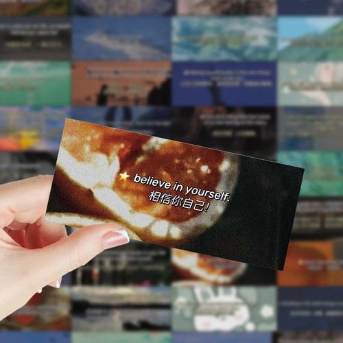 ins风英文励志短句贴纸