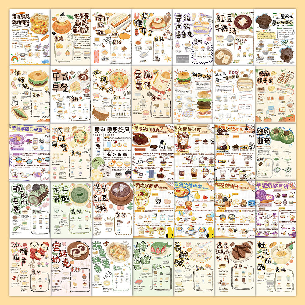 基础包装甜品饮料美食45张diy