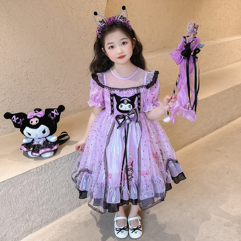 女童洛丽塔库洛米公主裙2026新款夏装儿童连衣裙女孩洋气夏款裙子