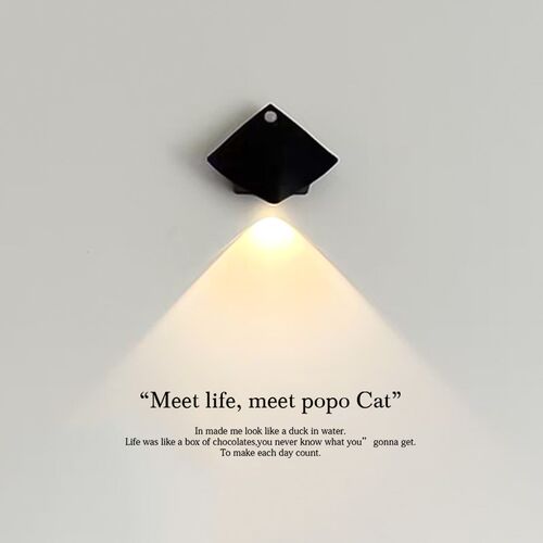 入户门装饰壁灯人体感应灯家用走廊过道墙灯免R打孔充电护眼小夜