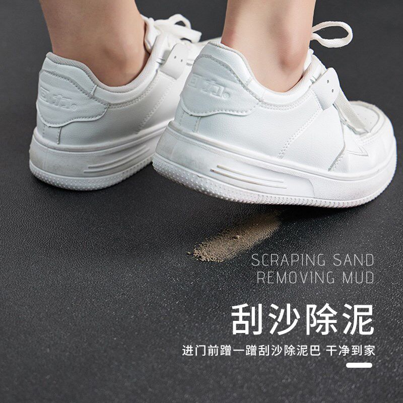 纯色入户门地垫皮革门垫家用大门口防滑脚垫可P擦免洗pvc进门地毯