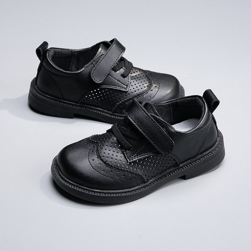 男童皮鞋真皮夏季皮凉鞋2024儿童镂空透气软底女童黑色演出鞋童鞋,童鞋/婴儿鞋/亲子鞋,演出小黑鞋,淘宝优惠券,粉丝福利购,淘宝优惠卷