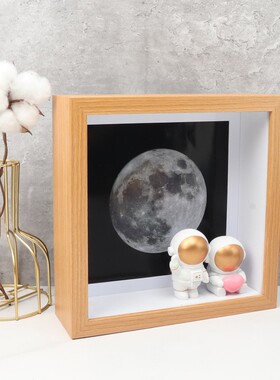 立体中空5cmi相框手工diy衍纸软陶粘土干花标本78寸挂墙长方形相