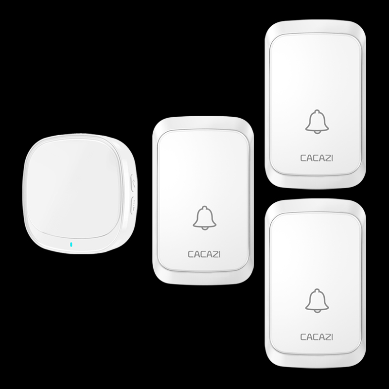 门铃无线家用超远距离遥控智能电子门钟老人呼叫器门玲三拖一