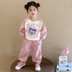 哪吒敖丙儿童服装女童套装2025新款超火童装女宝宝超好看春装衣服